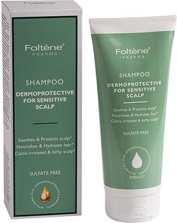 Foltene Dermoprotektives Shampoo für empfindliche Kopfhaut 200ml (Flüssiges Shampoo)