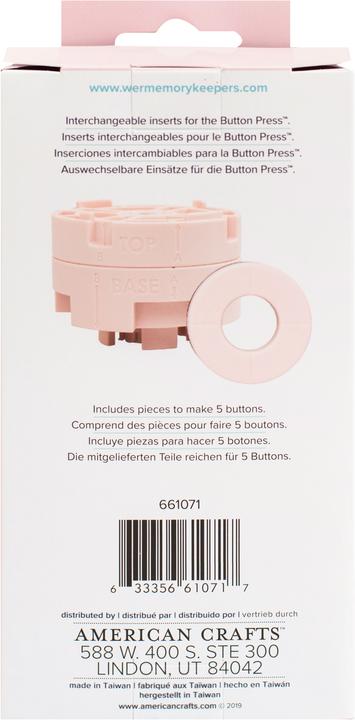 Image du produit We R Memory Keepers Insertion pour appuyer sur un bouton
