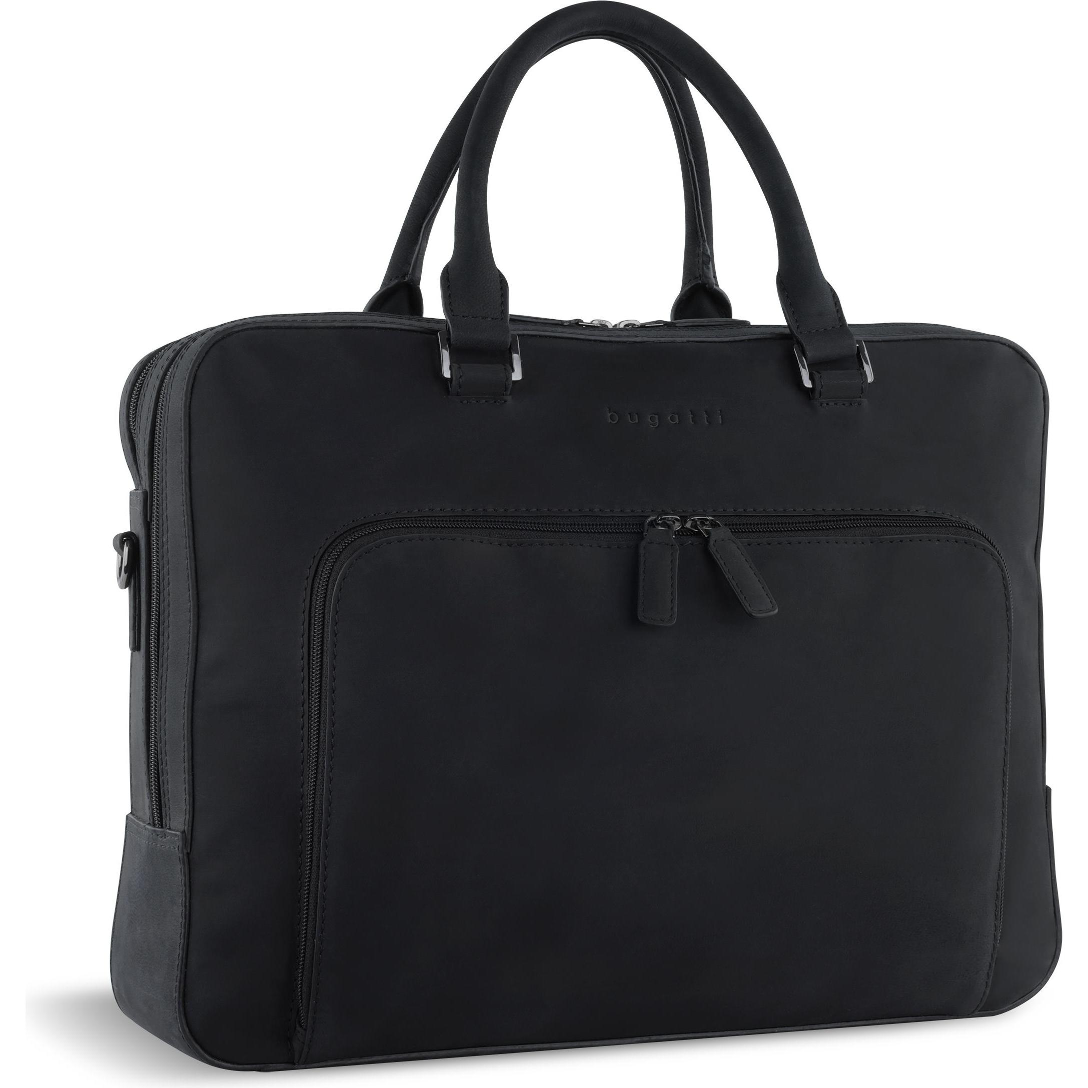 Thumbnail - Bugatti Aktentasche Luca Briefcase (17"), Notebooktasche, Schwarz