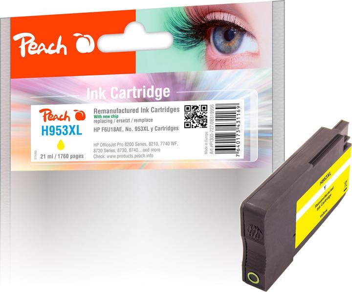 Produktbild Peach Tinte HP F6U18AE, No.953XL (Y)