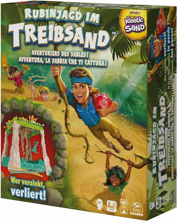 Spin Master Chasse au rubis dans les sables mouvants (Allemand, Français, Italien, 2 - 4 Joueur)