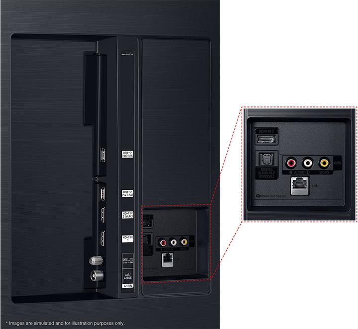 Actual product image Samsung GU43TU8509UXZG (43", LCD, 4K)
