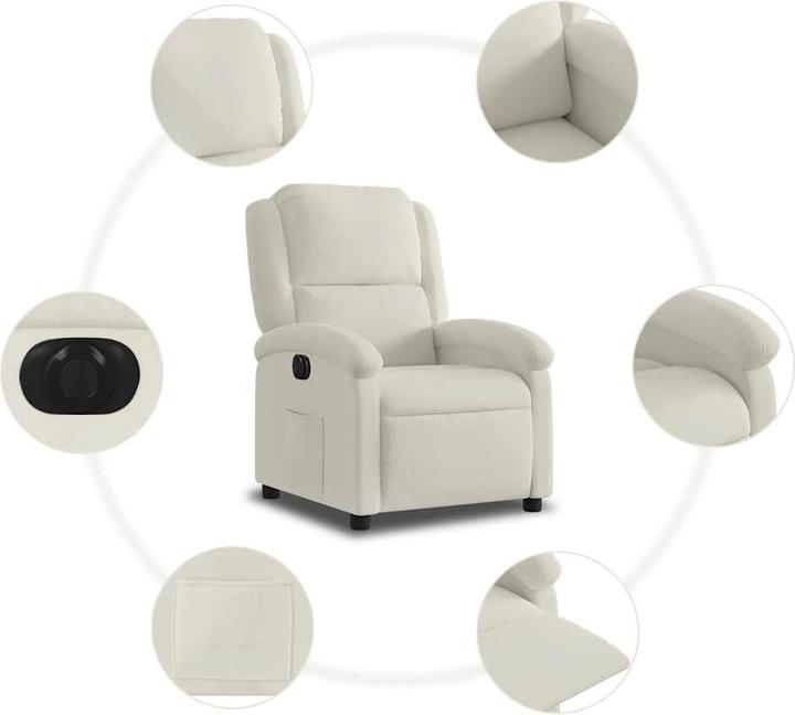 Immagine prodotto vidaXL Sedia reclinabile in velluto elettrico