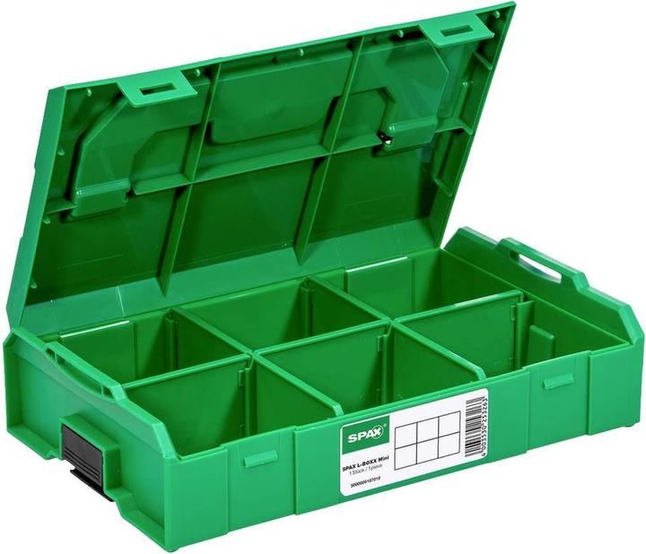 Actual product image Spax L-BOXX KOFFER Kunststoff MINI, leer, mit