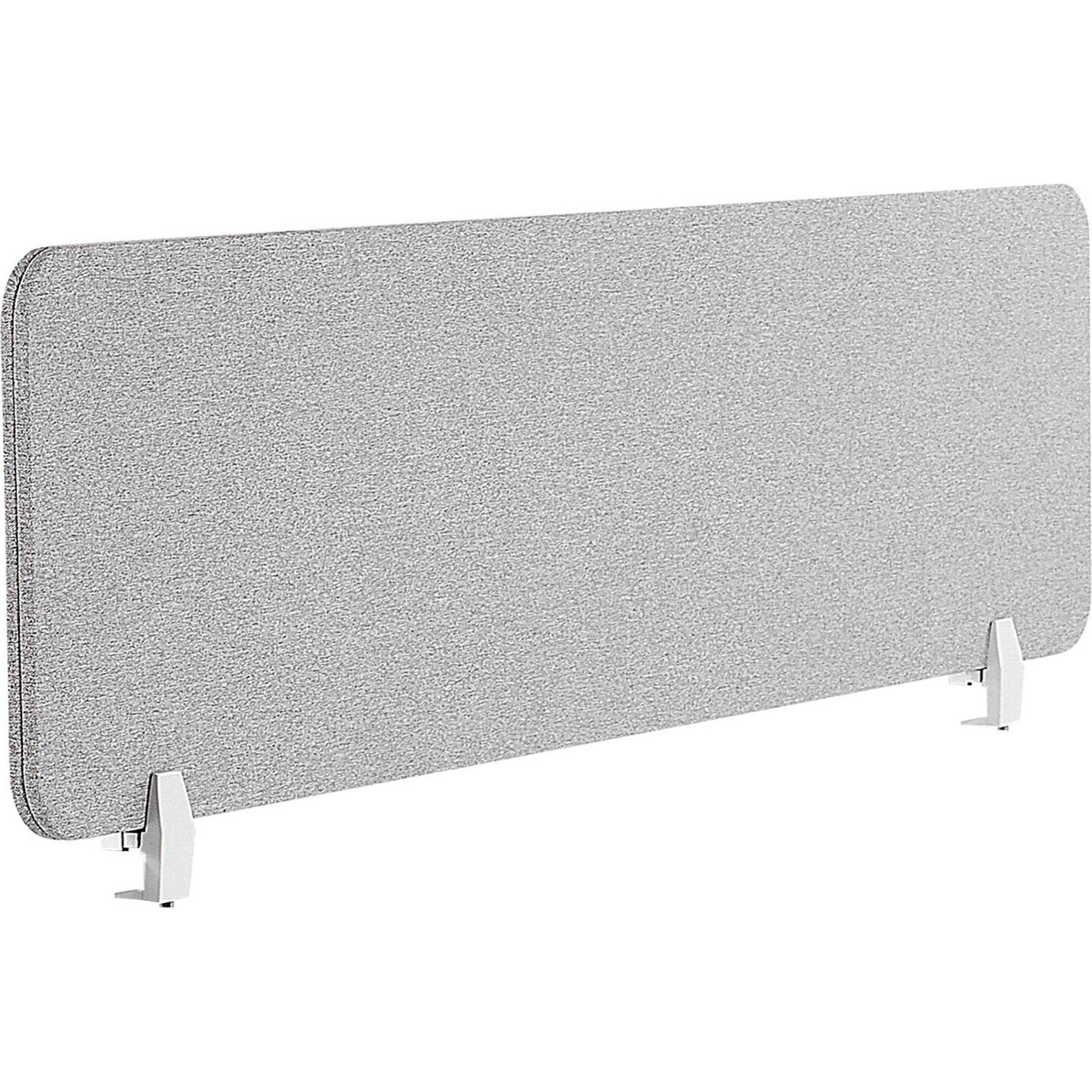 Beliani, Trennwand, Schreibtischtrennwand hellgrau 160 x 40 cm WALLY