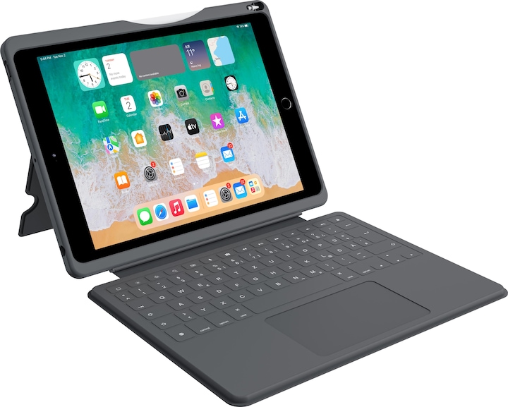 Immagine prodotto Deqster Tastiera intelligente e robusta (DE, IPad 10.2 (2019/2020/2021))