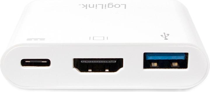 Produktbild LogiLink USB Typ-C zu (USB Typ-C, USB 3.0, HDMI, 5.91 cm)