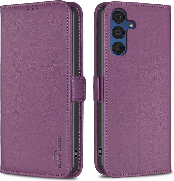 Binfen Color Galaxy A15 - BINFEN Flip Case cover purple (Samsung Galaxy A15)