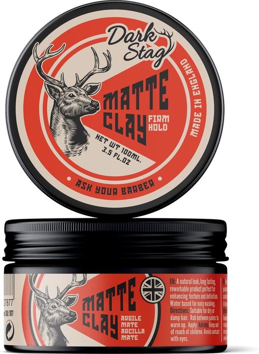 Immagine prodotto Dark Stag Argilla opaca (Cera per capelli, 100 ml)