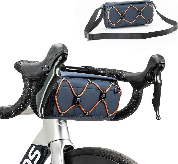 Produktbild Rockbros 30110054002 bicycle handlebar bag 2.2 l - blue (2.20 l, Lenkertasche)