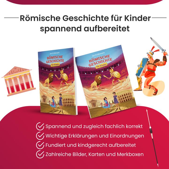 Produktbild Römische Geschichte für Kinder (Deutsch, 2022)