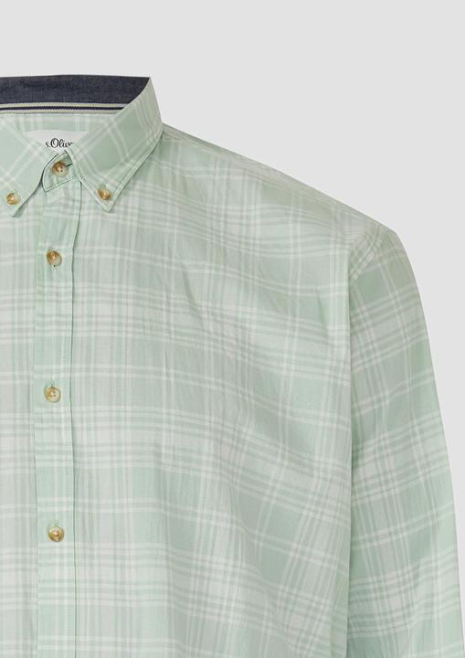 Immagine prodotto s.Oliver Hemd Regular Fit: Kariertes Baumwollhemd mit Button-Down-Kragen (3XL)