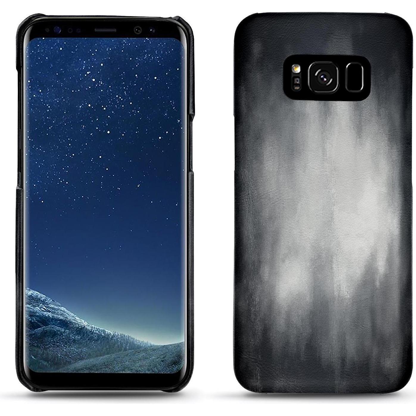 Thumbnail - Noreve Lederschutzhülle (Samsung Galaxy S8), Smartphone Hülle, Grau