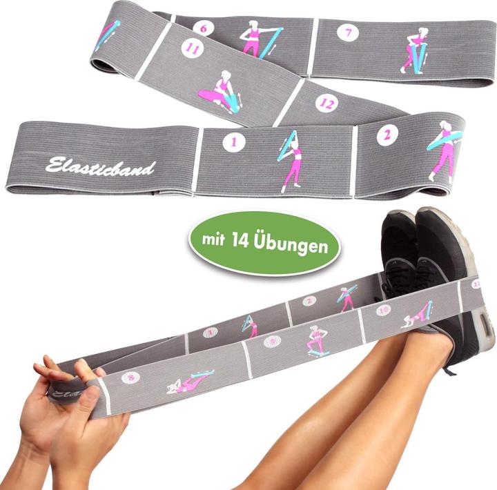 Actual product image Vital Comfort Elasticated band with sample exercises