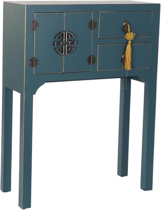 Image du produit Console orientale en chêne et MDF (63 x 26 x 83 cm)