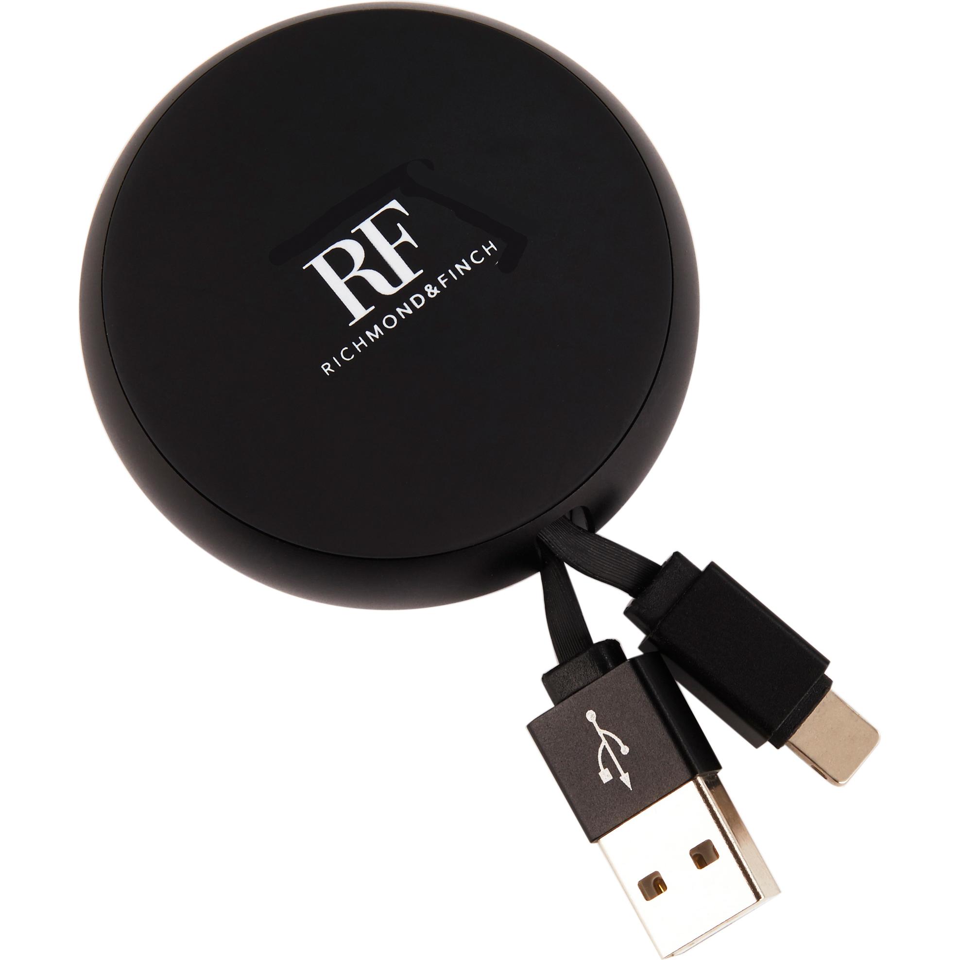 Richmond & Finch Tipo C e Micro USB - USB Cablewinder (0.90 m), Cavo USB