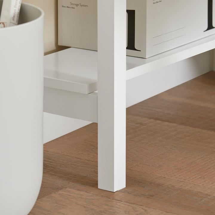 Immagine prodotto SoBuy Scrivania ad angolo con scaffale e cassetto (76 x 76 x 76 cm)