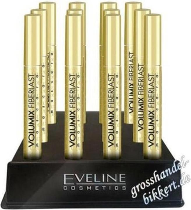 Eveline Volumix Fiberlast Mascara Volume Lift Separation Gold - Pack of 11 + 1 Tester