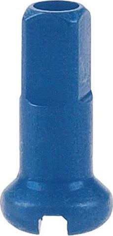 Productafbeelding DT Swiss Standaardnippel Alu 2.0/12mm, blauw, 100 stuks.