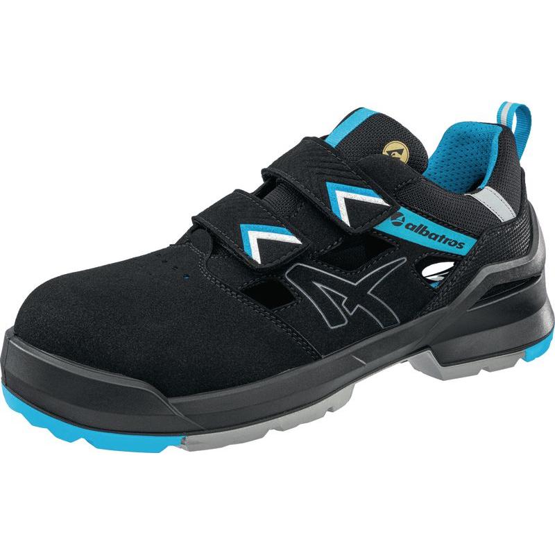 Albatros, Sicherheitsschuhe, Forge Air black/blue low S1 (S1, 38)