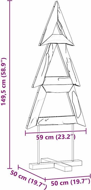 Produktbild vidaXL Weihnachtsbaum (149.50 cm)