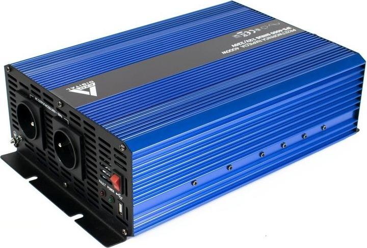 Actual product image Digital Przetwornica napięcia 12 VDC / 230 VAC SINUS IPS-4000S 4000W