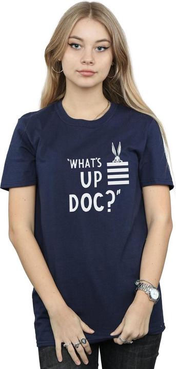 Image du produit Looney Tunes - T-shirt BUGS BUNNY WHAT'S UP DOC STRIPES - Femme (XL)