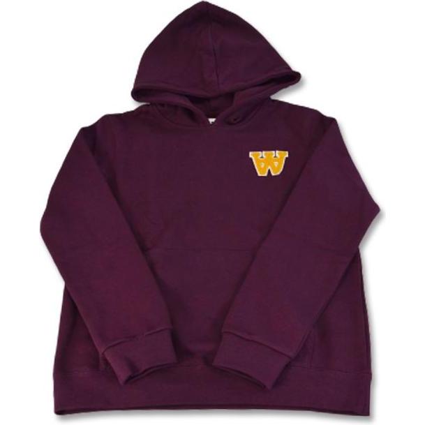 Wood Wood, Bambini, Felpa + Maglione, Izzy AA Burgundy Children's Sweatshirt - 10235605-2424-Burgundy, Rosso, (62)