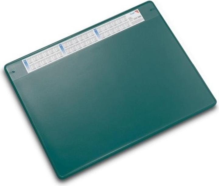 Produktbild Läufer Schreibunterlage Durella Soft 65x50cm grün mit Kalender (65 x 50 cm)
