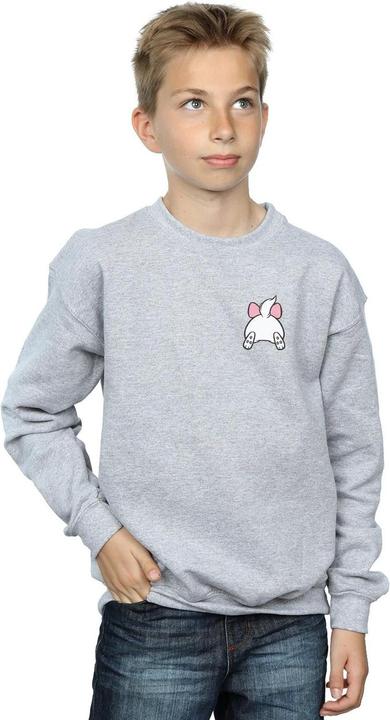 Actual product image Disney Boys Aristocats Marie Backside Breast Print Sweatshirt (152, 158)