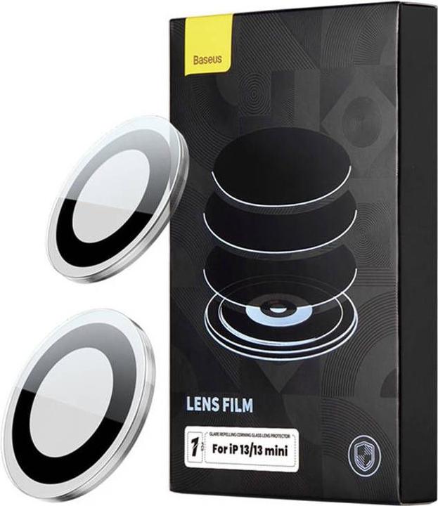 Actual product image Baseus Camera Lens Film for iPhone 13/13 Mini (1 pcs., Apple iPhone 13, Apple iPhone 13 mini)
