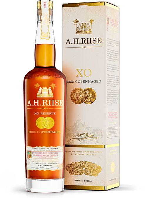 Actual product image A.H.Riise 1888 Copenhagen Gold Medal Rum (1 x 70 cl)