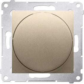 Kontakt Simon Simon 54 Drehdimmer für dimmbare LEDs 230 V (Modul) 2250 W gold matt DS9L.01, Taster + Schalter, Gold