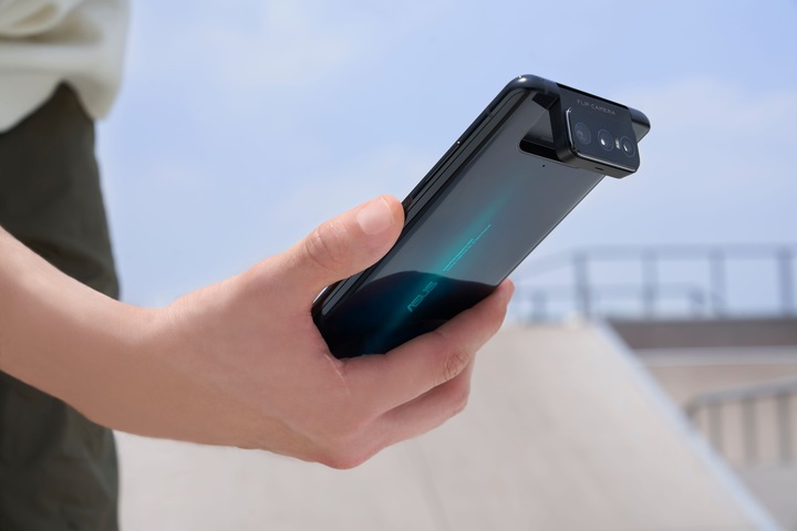 Produktbild ASUS Zenfone 7 Pro (256 GB, Aurora Black, 6.67", Dual SIM, 64 Mpx, 5G)