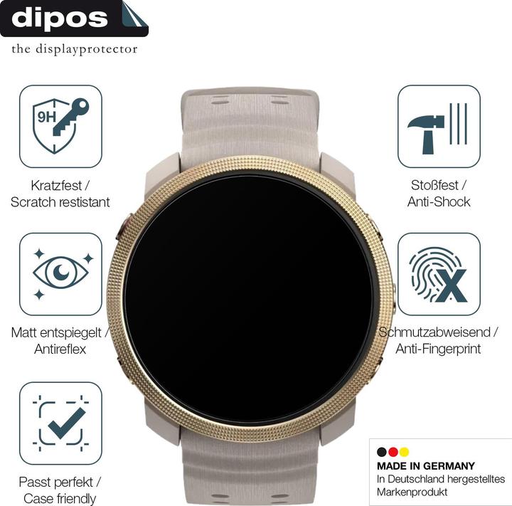 Actual product image Dipos Anti-Shock Screen Protector Matte (Polar Vantage M3)