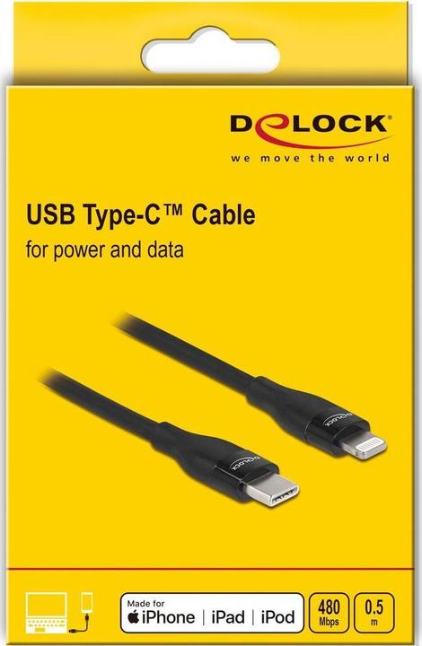 Immagine prodotto Delock USB tipo C - Lightning (0.50 m, USB 2.0)