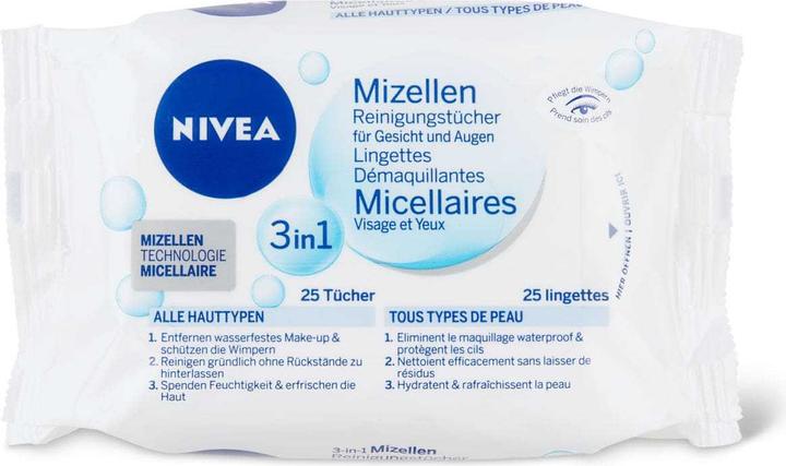 Produktbild NIVEA Mizellen Reinigungstücher 3in1 (Reinigungstücher Gesicht)