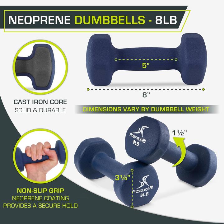 Image du produit ProsourceFit Neoprene Hanteln Set
