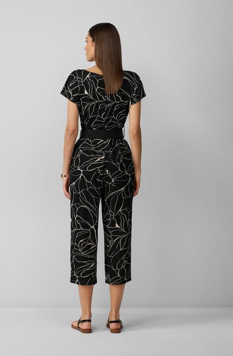 Image du produit S.Oliver Overall Jumpsuit in Culotte-Länge mit Flechtgürtel (48)