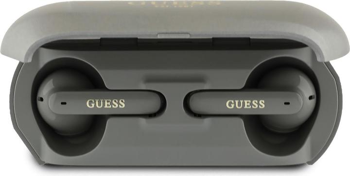Produktbild Guess Kabellose Kopfhörer Elongated Metallic ENC TWS Bluetooth Headset - Silbergrau (ANC, 26 h, Kabellos)