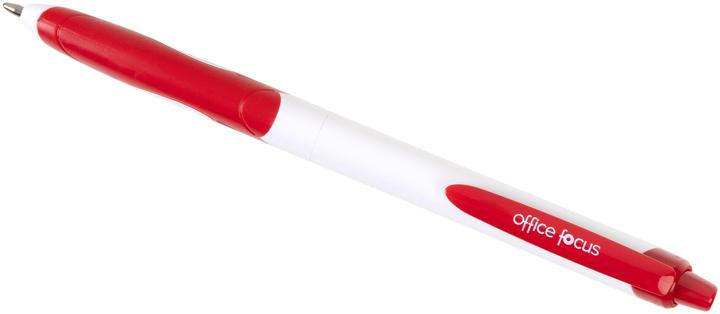 Image du produit Office focus Kugelschreiber Focus 1 mm Mine, Rot, 12 (Blanc, Rouge, 12x)