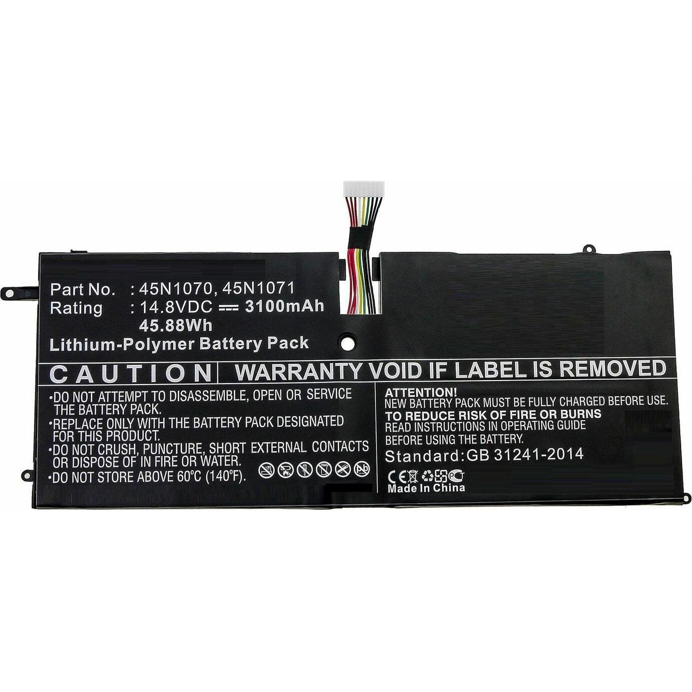CoreParts Laptop Battery for Lenovo (3100 mAh), Notebook Akku, Schwarz