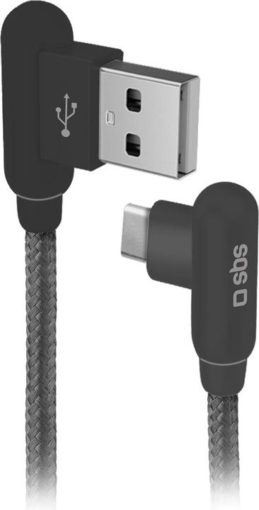 Produktbild SBS Typ-C-Kabel mit 90°-Anschlüssen (1 m, USB 2.0)