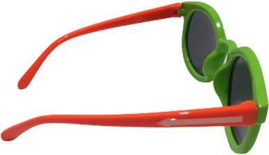 Immagine prodotto Bekos Occhiali da sole per bambini Indistruttibili Verde / Arancione