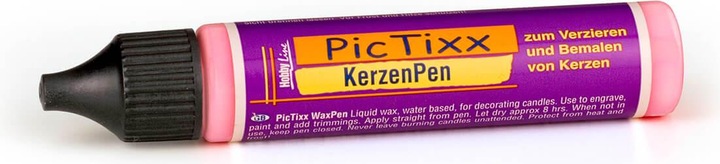 Immagine prodotto Kreul PicTixx CandlePen, penna per dipingere le candele, 29 ml (Rosa, 29 ml)