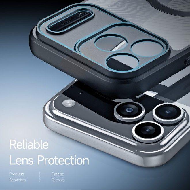 Image du produit Dux Ducis Back panel cover case AIMO MAG compatible with MagSafe for IPHONE 17 PRO black (Apple iPhone 17 Pro)