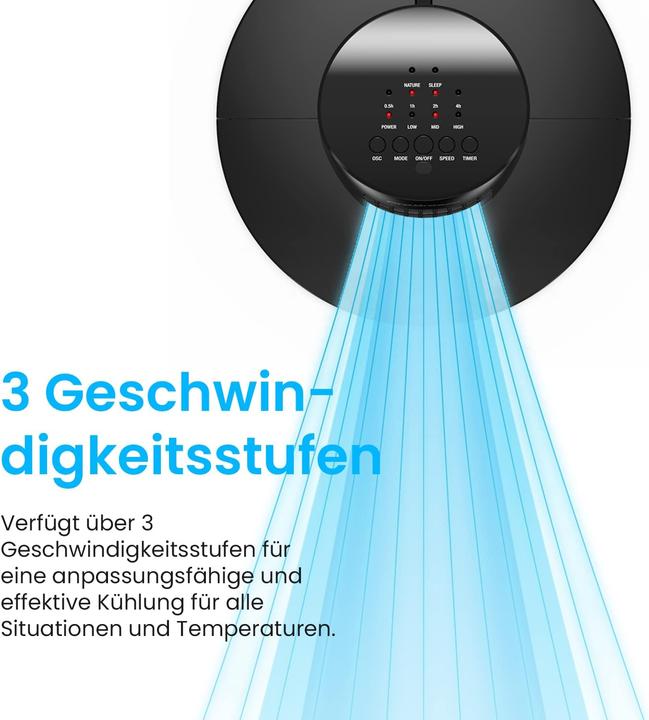 Actual product image Breeze Oscillating tower fan (54 dB)