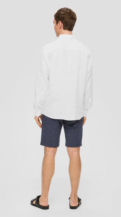 Produktbild S.Oliver Hemd Leinenhemd mit Button-Down-Kragen (XL)