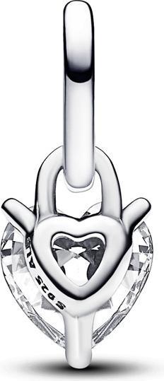 Image du produit Pandora ME Trou de serrure Coeur Mini (Argent massif, Émail)