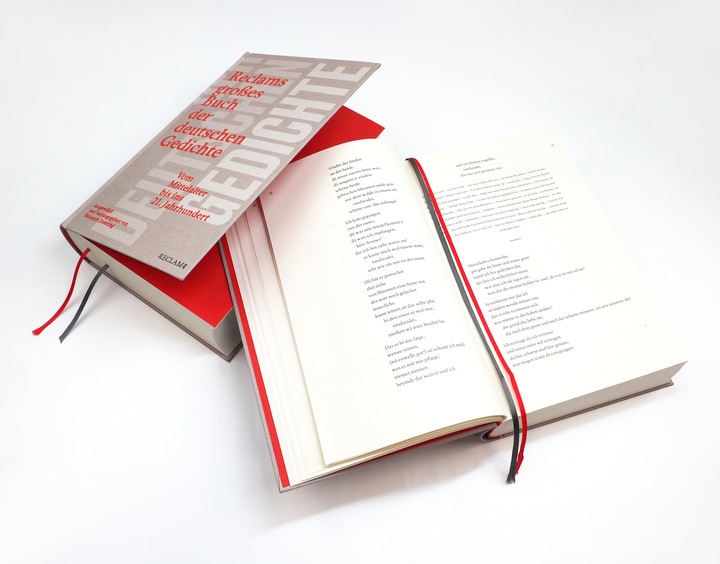 Produktbild Reclams grosses Buch der deutschen Gedichte (Deutsch, Heinrich Detering, 2024)